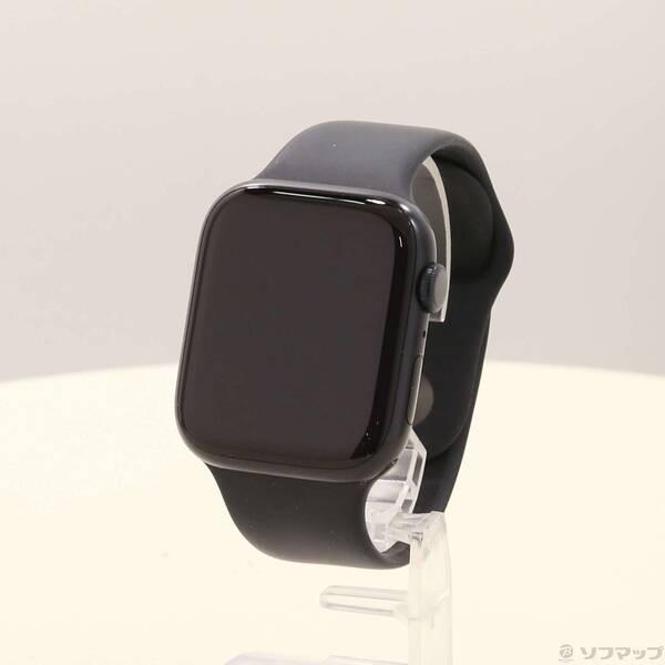 〔中古〕Apple(アップル) Apple Watch Series 9 GPS 45mm ミッドナイトアルミニウムケース ミッドナイトスポーツバンド〔344-ud〕 | 