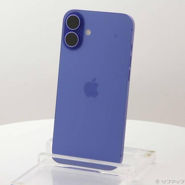 〔中古〕Apple(アップル) iPhone16 Plus 256GB ウルトラマリン MXVK3J／A SIMフリー〔198-ud〕 | 