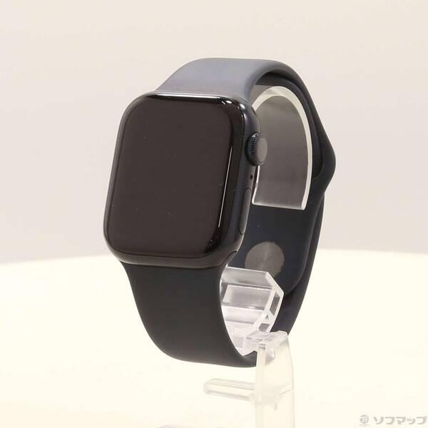 〔中古〕Apple(アップル) Apple Watch Series 8 GPS 41mm ミッドナイトアルミニウムケース ミッドナイトスポーツバンド〔377-ud〕 | 