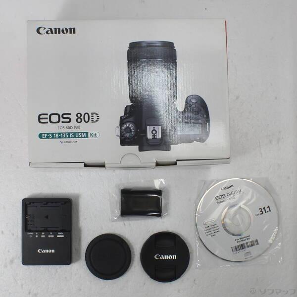 〔中古〕Canon(キヤノン) EOS 80D EF-S18-135 IS USM レンズキット〔262-ud〕 |  | 05