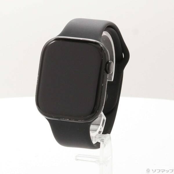 〔中古〕Apple(アップル) Apple Watch Series 10 GPS 46mm ジェットブラックアルミニウムケース ブラックスポーツバンド〔198-ud〕 | 