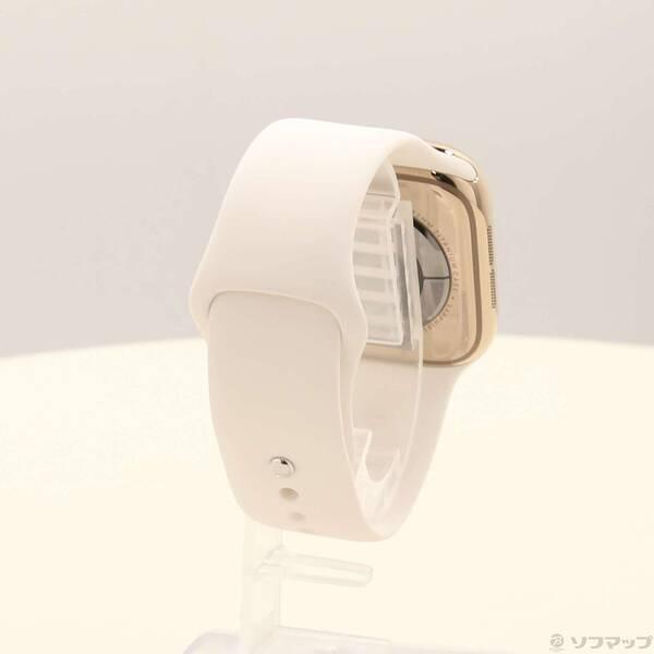 〔中古〕Apple(アップル) Apple Watch Series 11 GPS + Cellular 42mm ゴールドチタニウムケース ライトブラッシュスポーツバンド〔262-ud〕 |  | 02