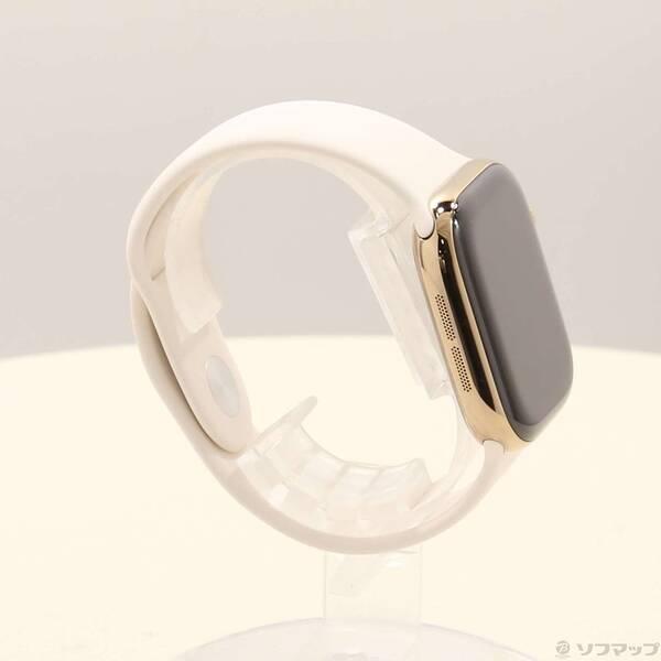 〔中古〕Apple(アップル) Apple Watch Series 11 GPS + Cellular 42mm ゴールドチタニウムケース ライトブラッシュスポーツバンド〔262-ud〕 |  | 03