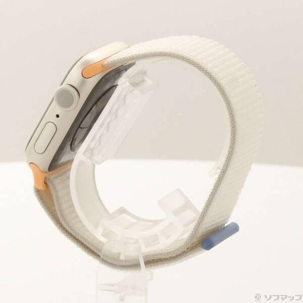 〔中古〕Apple(アップル) Apple Watch Series 9 GPS 41mm スターライトアルミニウムケース スターライトスポーツループ〔276-ud〕 |  | 01