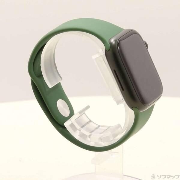 〔中古〕Apple(アップル) Apple Watch Series 7 GPS + Cellular 41mm グリーンアルミニウムケース クローバースポーツバンド〔377-ud〕 |  | 03