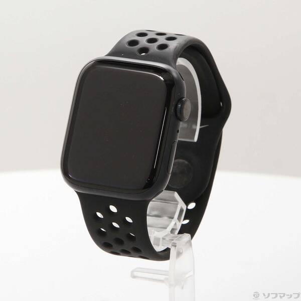 〔中古〕Apple(アップル) Apple Watch Series 8 GPS 45mm ミッドナイトアルミニウムケース ブラック／ブラックNikeスポーツバンド〔377-ud〕 | 