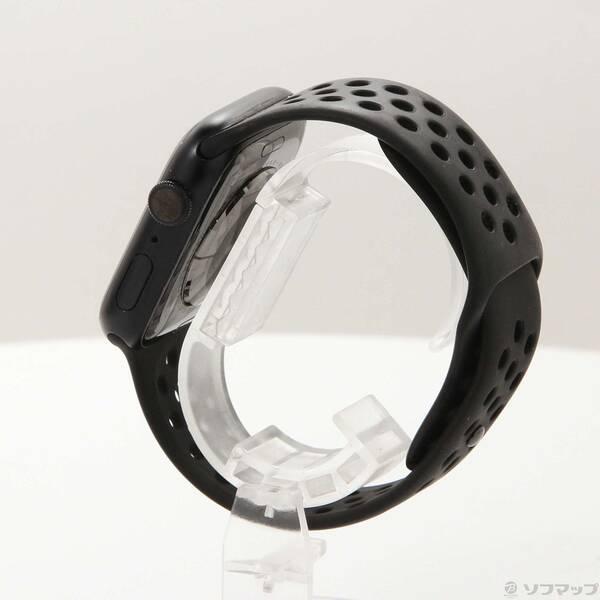 〔中古〕Apple(アップル) Apple Watch Series 8 GPS 45mm ミッドナイトアルミニウムケース ブラック／ブラックNikeスポーツバンド〔377-ud〕 |  | 01