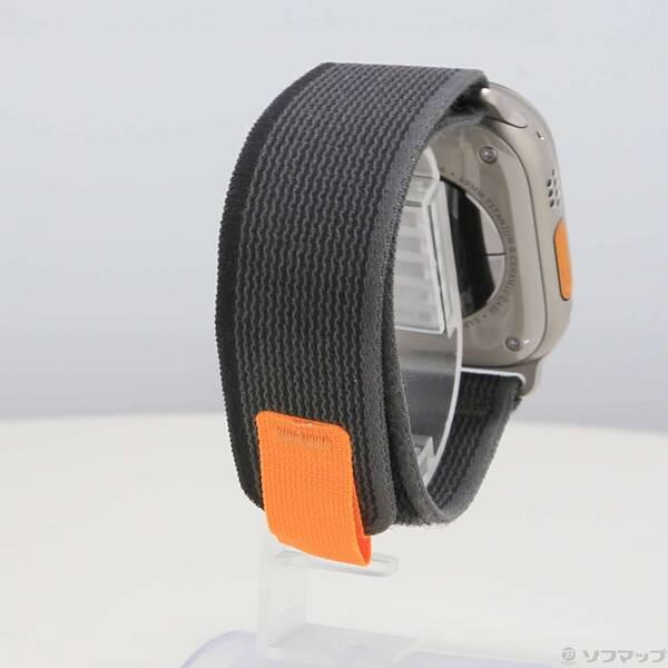 〔中古〕Apple(アップル) Apple Watch Ultra GPS + Cellular 49mm チタニウムケース ブラック／グレイトレイルループ〔377-ud〕 |  | 02