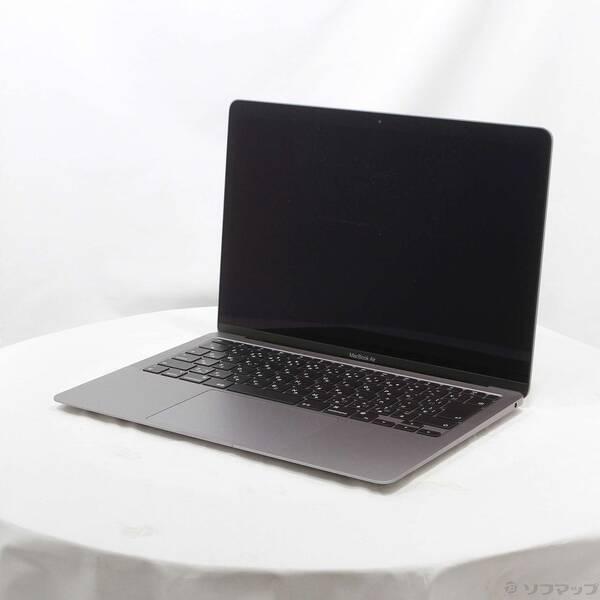 〔中古〕Apple(アップル) MacBook Air 13.3-inch Late-2020 MGN63J／A Apple M1 8コアCPU_7コアGPU 8GB SSD256GB スペースグレイ 〔15.3 Sequoia〕〔377-ud〕 | 