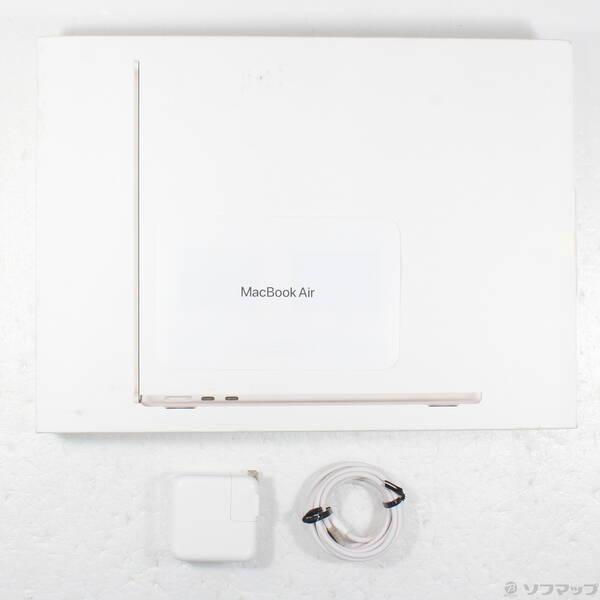 〔中古〕Apple(アップル) MacBook Air 13.6-inch Late-2024 MC8J4J／A Apple M3 8コアCPU_10コアGPU 24GB SSD256GB スターライト 〔15.3 Sequoia〕〔258-ud〕 |  | 04