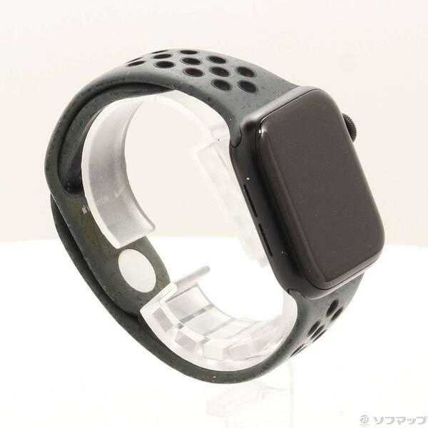 〔中古〕Apple(アップル) Apple Watch SE 第2世代 GPS 40mm ミッドナイトアルミニウムケース カーゴカーキNikeスポーツバンド〔198-ud〕 |  | 03