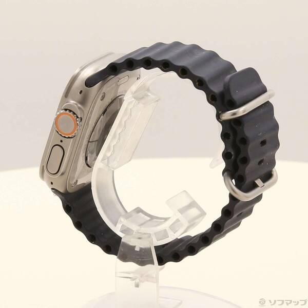 〔中古〕Apple(アップル) Apple Watch Ultra GPS + Cellular 49mm チタニウムケース ミッドナイトオーシャンバンド〔377-ud〕 |  | 01