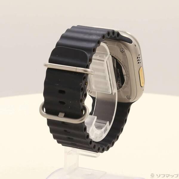 〔中古〕Apple(アップル) Apple Watch Ultra GPS + Cellular 49mm チタニウムケース ミッドナイトオーシャンバンド〔377-ud〕 |  | 02