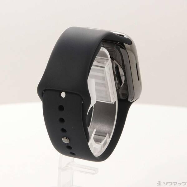 〔中古〕Apple(アップル) Apple Watch Series 7 GPS + Cellular 45mm グラファイトステンレススチールケース ミッドナイトスポーツバンド〔262-ud〕 |  | 02