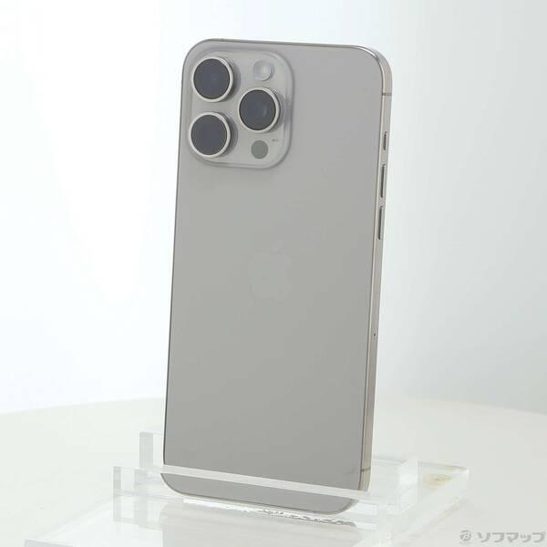 〔中古〕Apple(アップル) iPhone15 Pro Max 1TB ナチュラルチタニウム MU713J／A SIMフリー〔198-ud〕 | 