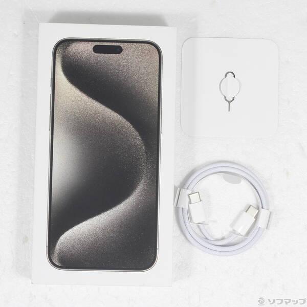 〔中古〕Apple(アップル) iPhone15 Pro Max 1TB ナチュラルチタニウム MU713J／A SIMフリー〔198-ud〕 |  | 04