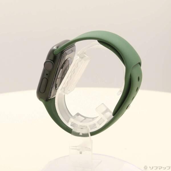 〔中古〕Apple(アップル) Apple Watch Series 7 GPS 41mm グリーンアルミニウムケース クローバースポーツバンド〔344-ud〕 |  | 01