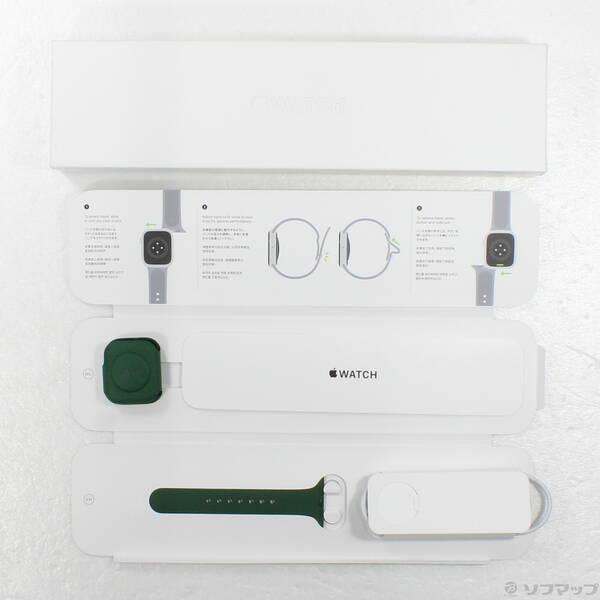 〔中古〕Apple(アップル) Apple Watch Series 7 GPS 41mm グリーンアルミニウムケース クローバースポーツバンド〔344-ud〕 |  | 04