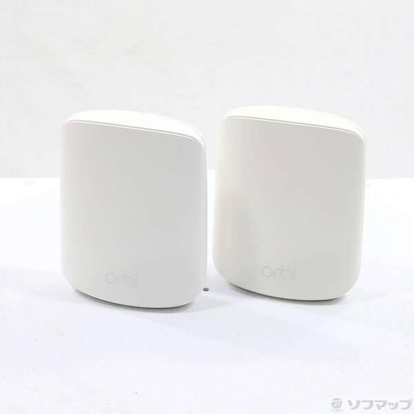 〔中古〕NETGEAR(ネットギア) AX1800 Orbi WiFi 6 Micro メッシュWiFi システム スターターキット2台セット〔262-ud〕 | 
