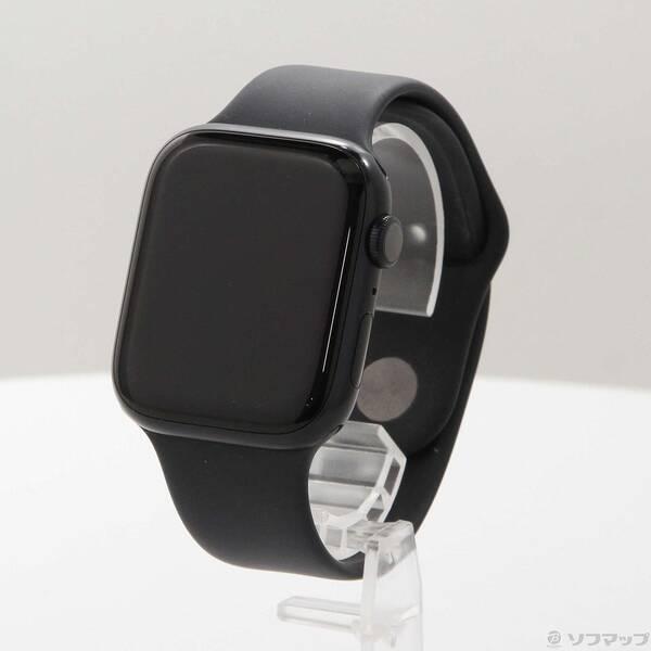 〔中古〕Apple(アップル) Apple Watch Series 8 GPS 45mm ミッドナイトアルミニウムケース ミッドナイトスポーツバンド〔198-ud〕 | 