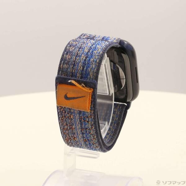 〔中古〕Apple(アップル) Apple Watch Series 9 GPS 45mm ミッドナイトアルミニウムケース ゲームロイヤル／オレンジNikeスポーツループ〔344-ud〕 |  | 02