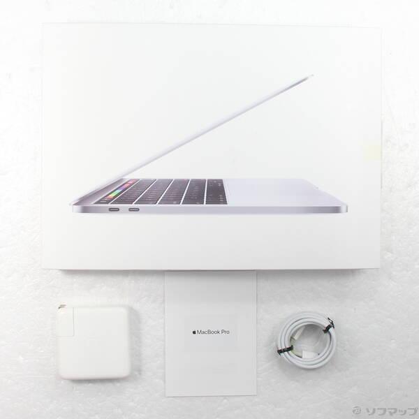 〔中古〕Apple(アップル) MacBook Pro 13.3-inch Mid-2018 MR9U2J／A Core_i5 2.3GHz 8GB SSD256GB シルバー 〔10.15 Catalina〕〔377-ud〕の画像