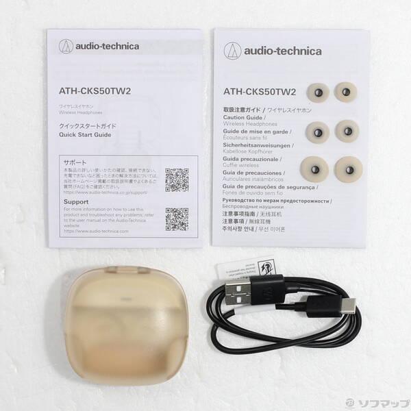 〔中古〕audio-technica(オーディオテクニカ) SOLID BASS ATH-CKS50TW2 ベージュ〔377-ud〕 |  | 04