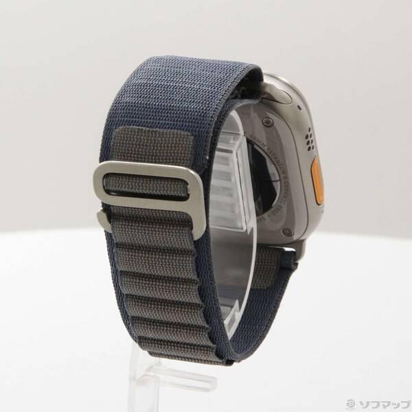 〔中古〕Apple(アップル) Apple Watch Ultra 2 GPS + Cellular 49mm チタニウムケース ブルーアルパインループ〔348-ud〕 |  | 02