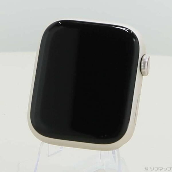 〔中古〕Apple(アップル) Apple Watch Series 9 GPS + Cellular 45mm スターライトアルミニウムケース バンド無し〔258-ud〕 | 