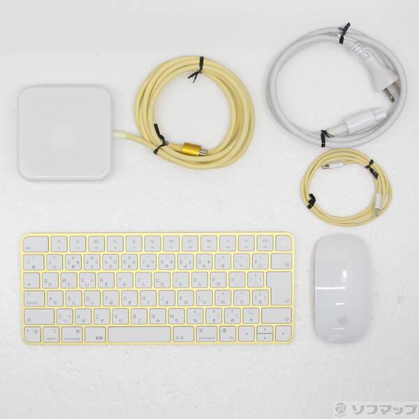 〔中古〕Apple(アップル) iMac 24-inch Mid-2021 Z12S0005V Apple M1 8コアCPU_8コアGPU 8GB SSD256GB イエロー 〔macOS v26.3〕〔258-ud〕 |  | 04