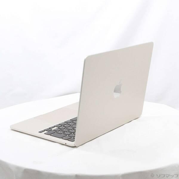 〔中古〕〔展示品〕 MacBook Air 13.6-inch Late-2024 MC8J4J／A Apple M3 8コアCPU_8コアGPU 16GB SSD256GB スターライト 〔15.7 Sequoia〕〔377-ud〕 |  | 01
