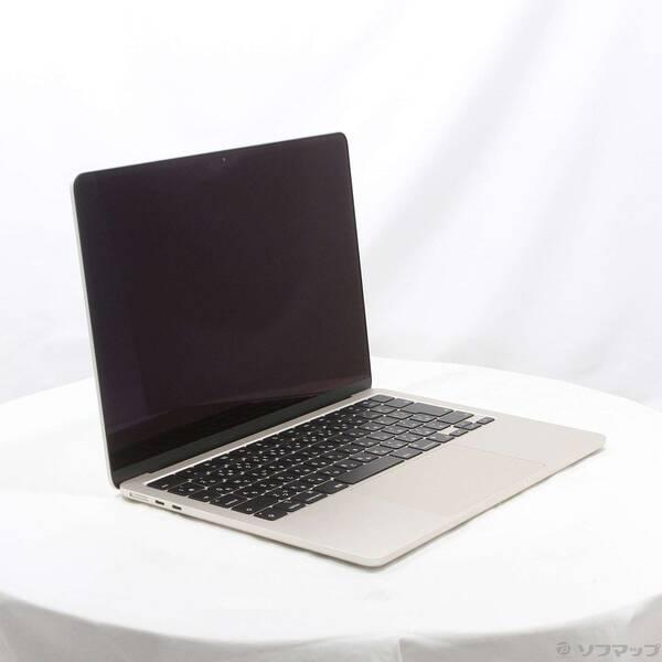 〔中古〕〔展示品〕 MacBook Air 13.6-inch Late-2024 MC8J4J／A Apple M3 8コアCPU_8コアGPU 16GB SSD256GB スターライト 〔15.7 Sequoia〕〔377-ud〕 |  | 03