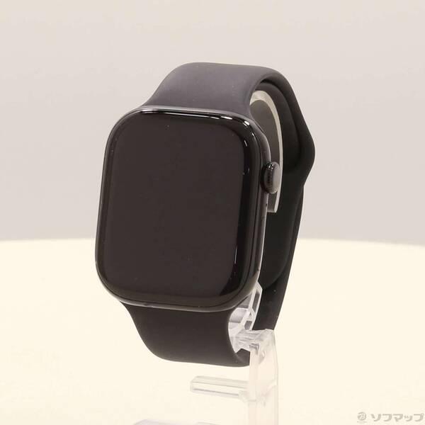 〔中古〕Apple(アップル) Apple Watch Series 10 GPS 46mm ジェットブラックアルミニウムケース ブラックスポーツバンド〔198-ud〕 | 