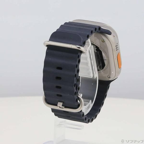 〔中古〕Apple(アップル) Apple Watch Ultra GPS + Cellular 49mm チタニウムケース ミッドナイトオーシャンバンド〔377-ud〕 |  | 02