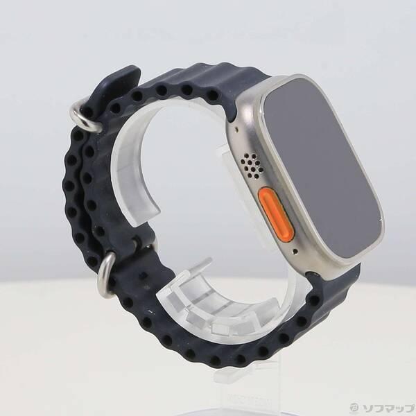 〔中古〕Apple(アップル) Apple Watch Ultra GPS + Cellular 49mm チタニウムケース ミッドナイトオーシャンバンド〔377-ud〕 |  | 03