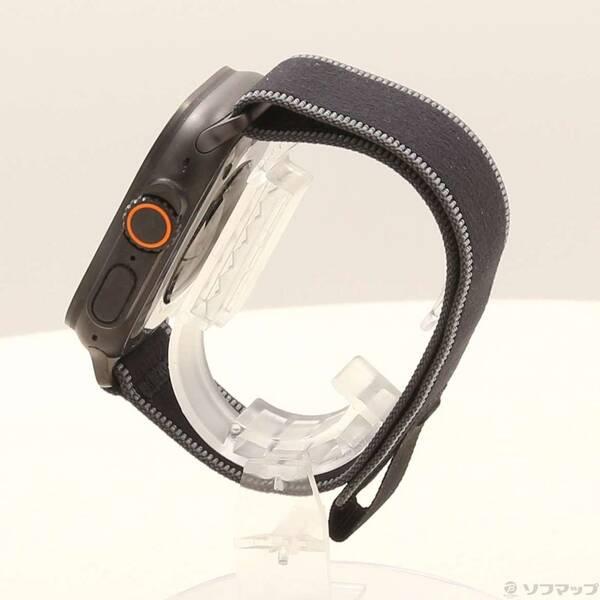 〔中古〕Apple(アップル) Apple Watch Ultra 3 GPS + Cellular 49mm ブラックチタニウムケース ブラック／チャコールトレイルループ〔377-ud〕 |  | 01