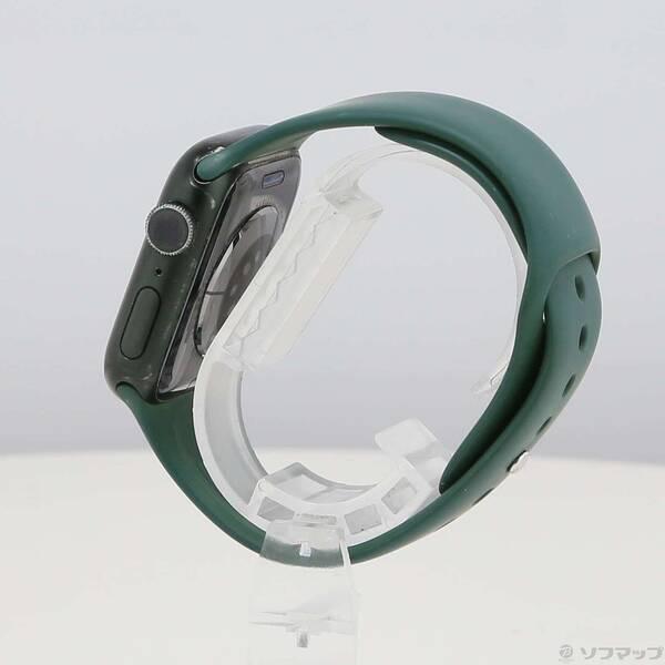 〔中古〕Apple(アップル) Apple Watch Series 7 GPS 41mm グリーンアルミニウムケース クローバースポーツバンド〔258-ud〕 |  | 01