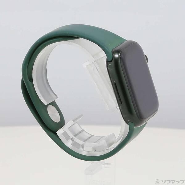 〔中古〕Apple(アップル) Apple Watch Series 7 GPS 41mm グリーンアルミニウムケース クローバースポーツバンド〔258-ud〕 |  | 03