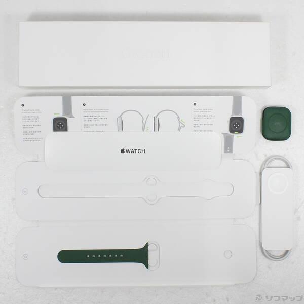 〔中古〕Apple(アップル) Apple Watch Series 7 GPS 41mm グリーンアルミニウムケース クローバースポーツバンド〔258-ud〕 |  | 04
