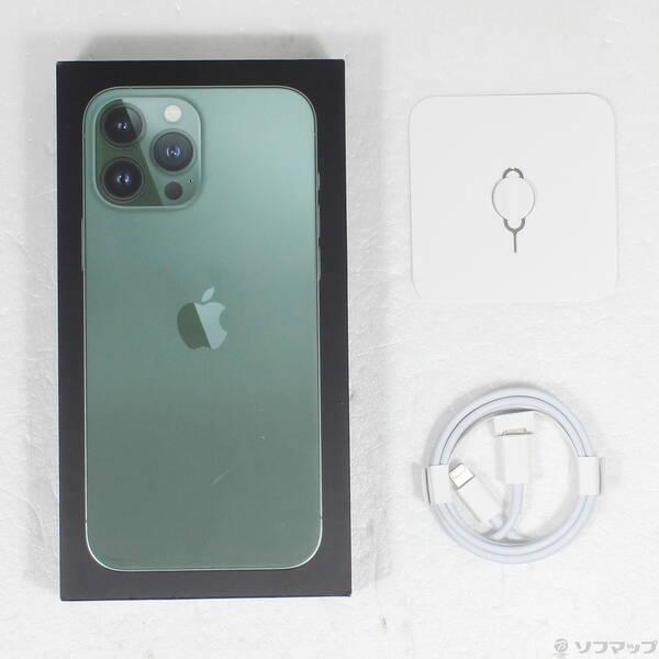 〔中古〕Apple(アップル) iPhone13 Pro Max 128GB アルパイングリーン MNCU3J／A SIMフリー〔198-ud〕 |  | 04