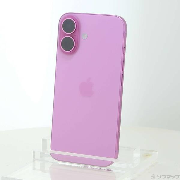 〔中古〕Apple(アップル) iPhone16 256GB ピンク MYDY3J／A SIMフリー〔198-ud〕 | 