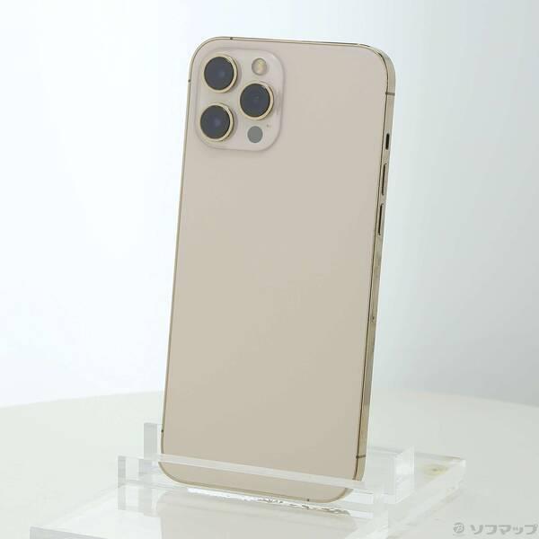〔中古〕Apple(アップル) iPhone12 Pro Max 128GB ゴールド MGCW3J／A SIMフリー〔198-ud〕 | 