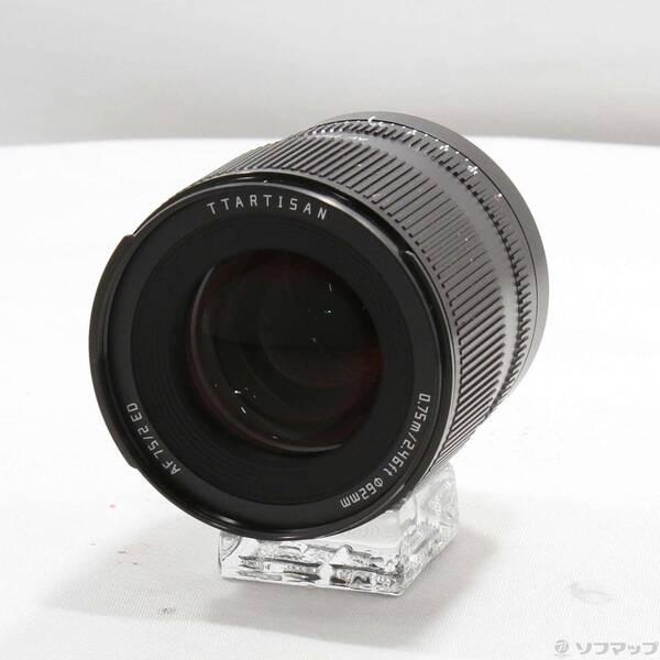 〔中古〕銘鏡光学 TTArtisan 75mm f／2 AF ソニーEマウント用 ブラック TT-75F2AF-E-B〔262-ud〕 | 