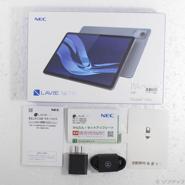 〔中古〕NEC(エヌイーシー) 〔展示品〕 LAVIE Tab T11 128GB ルナグレー PC-T1165KAS Wi-Fi〔368-ud〕 |  | 04