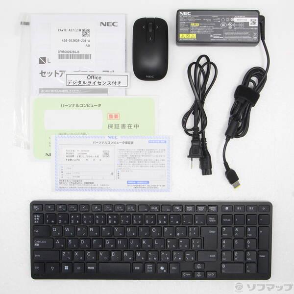 〔中古〕NEC(エヌイーシー) 〔展示品〕 LAVIE A27 PC-A2795JAB ファインブラック〔348-ud〕 |  | 04