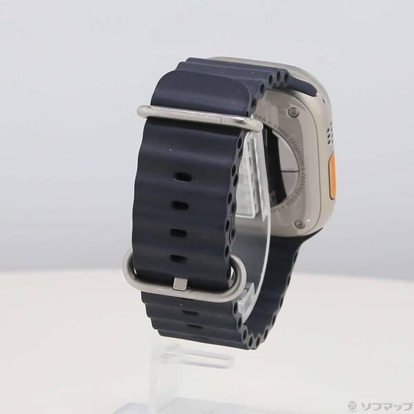 〔中古〕Apple(アップル) Apple Watch Ultra GPS + Cellular 49mm チタニウムケース ミッドナイトオーシャンバンド〔377-ud〕 |  | 02