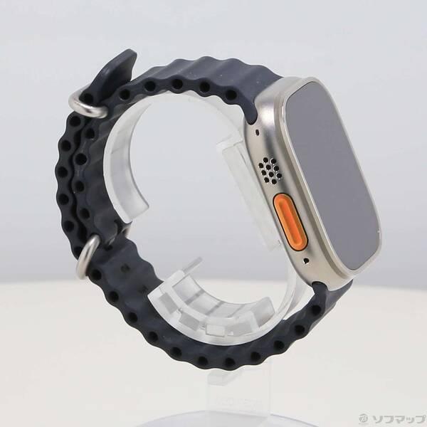 〔中古〕Apple(アップル) Apple Watch Ultra GPS + Cellular 49mm チタニウムケース ミッドナイトオーシャンバンド〔377-ud〕 |  | 03