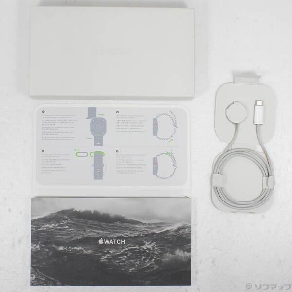 〔中古〕Apple(アップル) Apple Watch Ultra GPS + Cellular 49mm チタニウムケース ミッドナイトオーシャンバンド〔377-ud〕 |  | 04