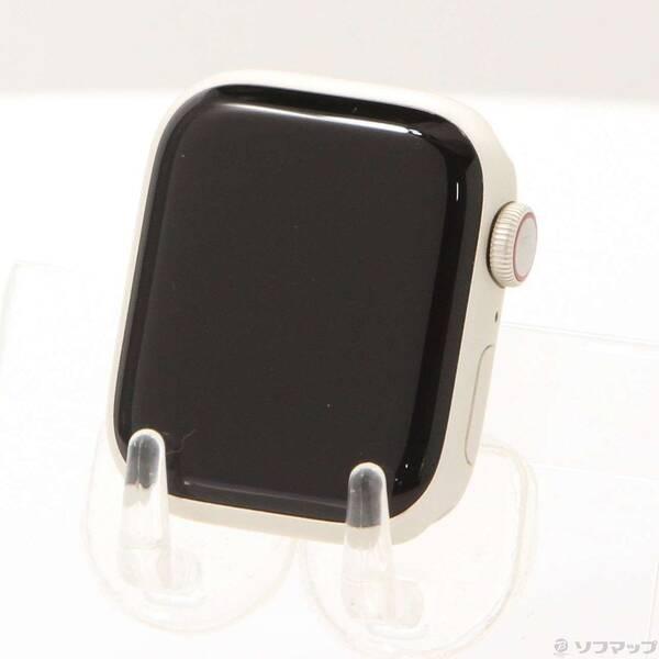 〔中古〕Apple(アップル) Apple Watch Series 7 GPS + Cellular 41mm スターライトアルミニウムケース バンド無し〔348-ud〕 | 