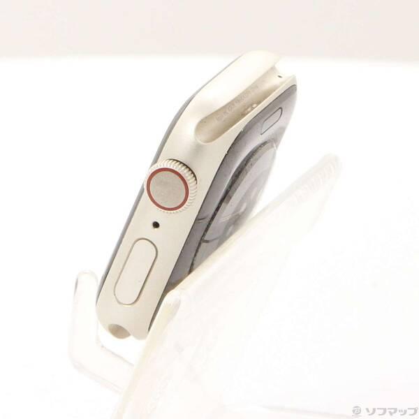 〔中古〕Apple(アップル) Apple Watch Series 7 GPS + Cellular 41mm スターライトアルミニウムケース バンド無し〔348-ud〕 |  | 01